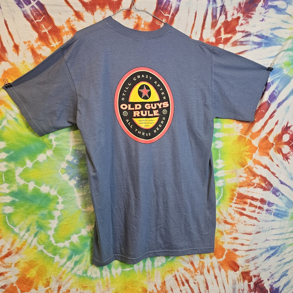 Ron Jon Old Guys Rule T-Shirt New With Tags Still Crazy After All These Beers L